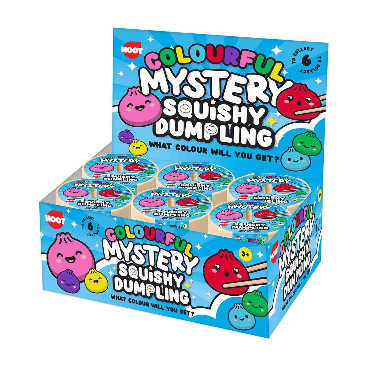 Colourful Mystery Squishy Dumplings