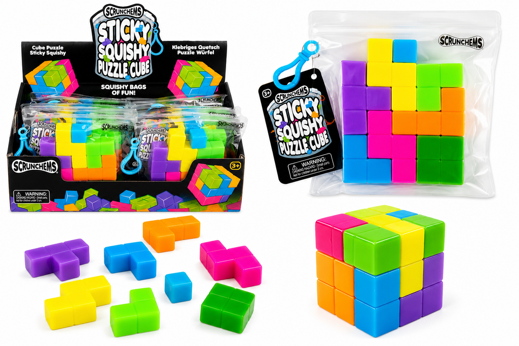 Scrunchems Sticky Squishy Puzzle Cube
