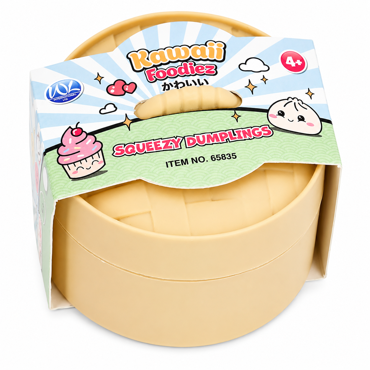 Kawaii Squeezy Dumpling Squishy – 5.5cm