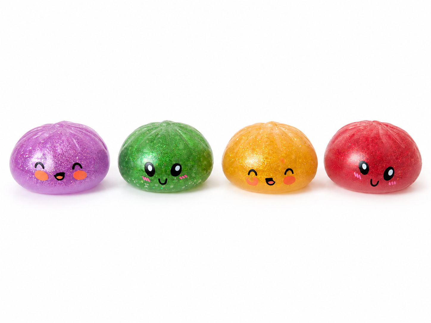 Glitter Sparkly Squishy Dumplings – 5cm