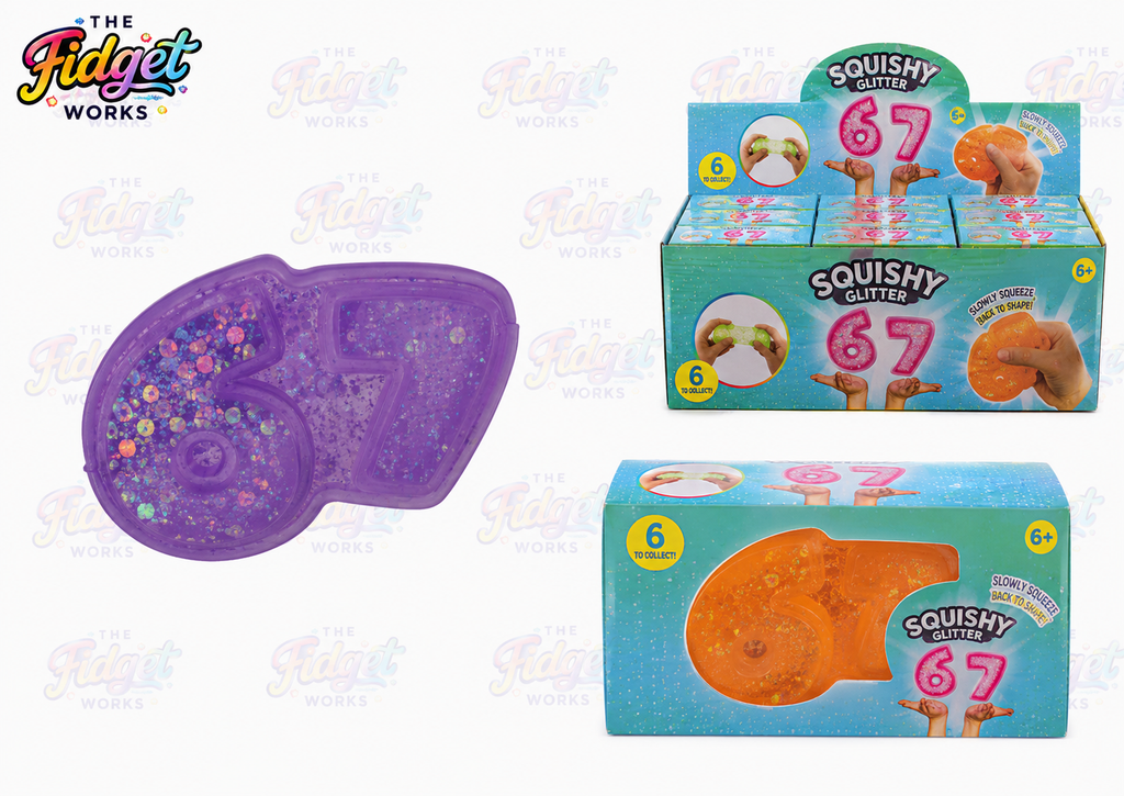 VIRAL 67 GLITTER SQUISHY! 67