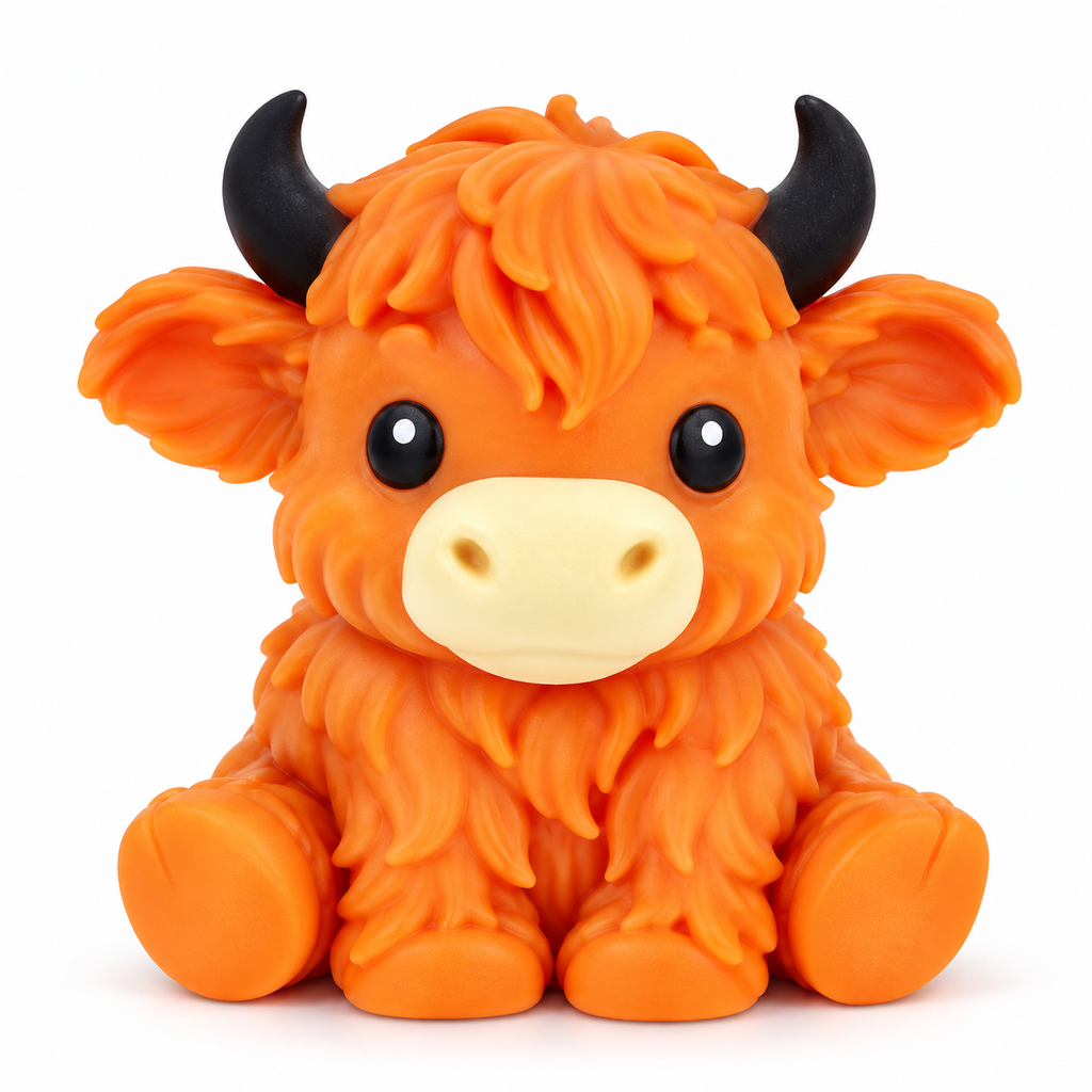 JUMBO Squishy Highland Cow 15cm