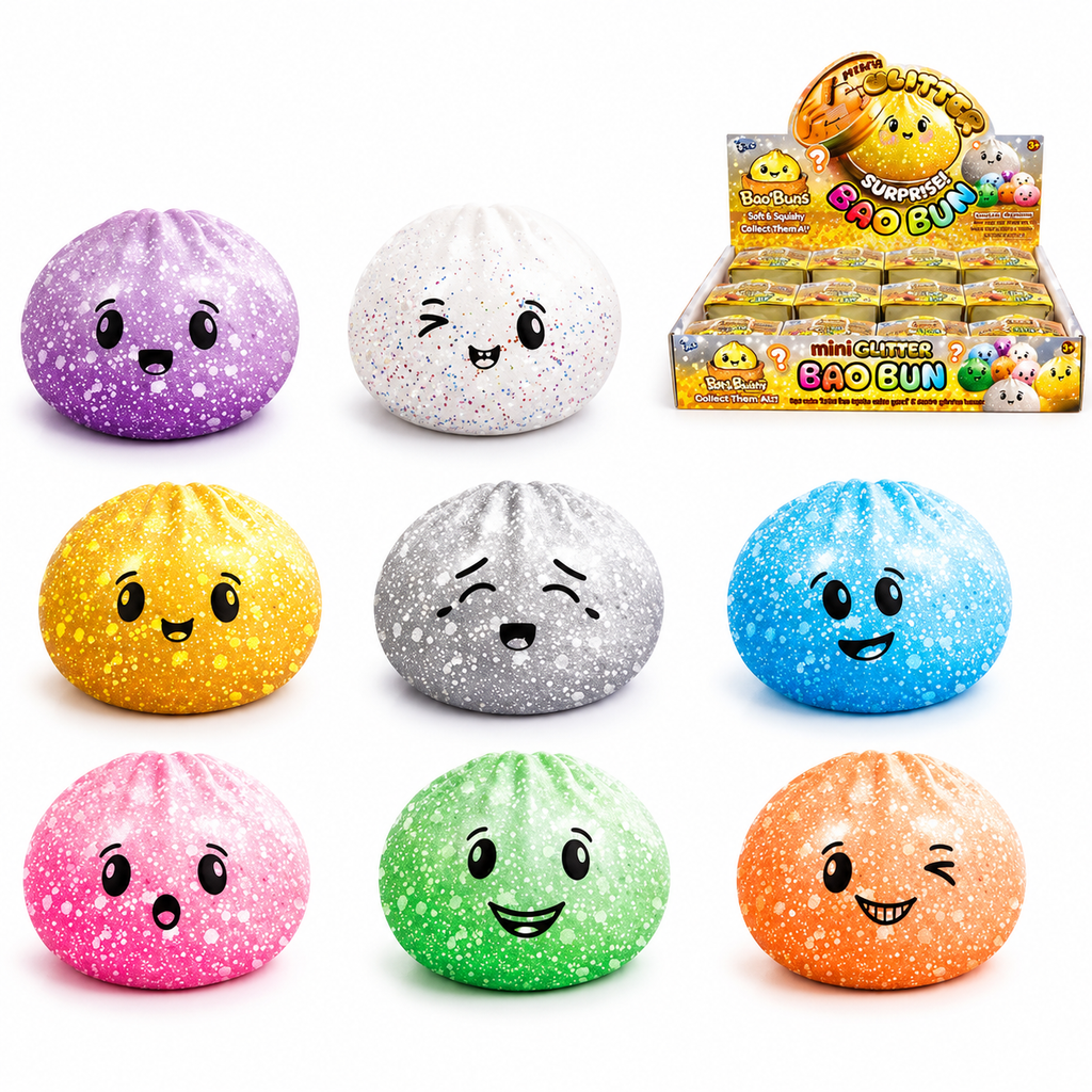 KTL Glitter Sugar Mini Dumpling Bao Buns