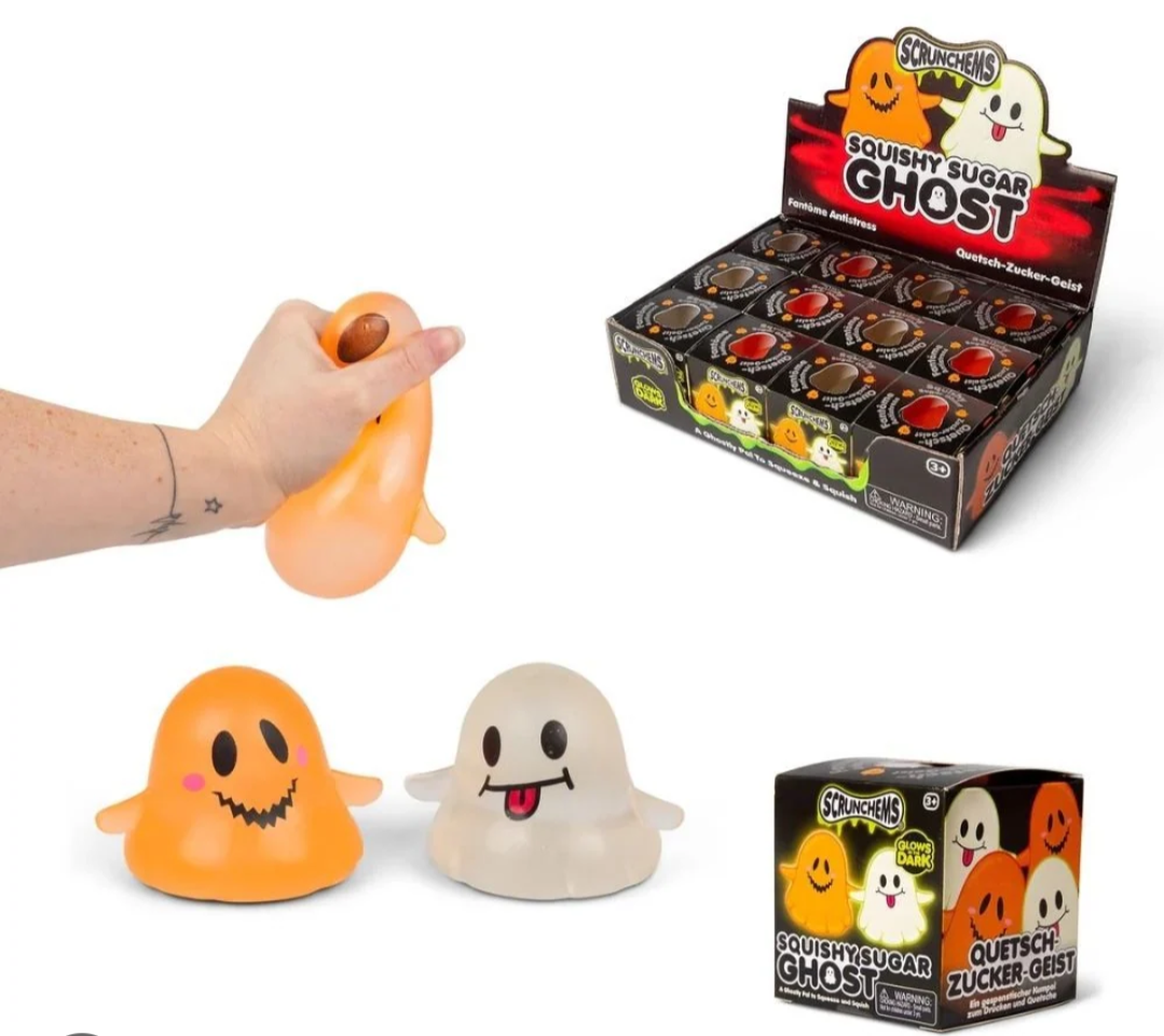 SCRUNCHEMS GLOW IN THE DARK GHOSTS