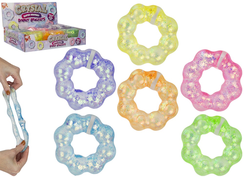 Bobbly Bracelet with Sugar Maltose Squishy – 8cm 🌈✨
