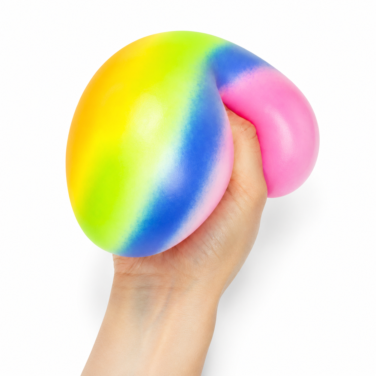 Giant Rainbow Squish Ball