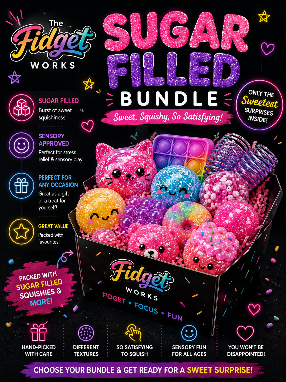The Fidget Works Mystery Sugar / Maltose Bundle
