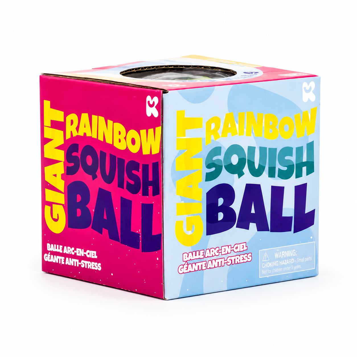 Giant Rainbow Squish Ball
