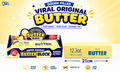 The ORIGINAL and VIRAL Giant Jumbo Butter Squishy Dough Filled 21cm Super satisfying Squish