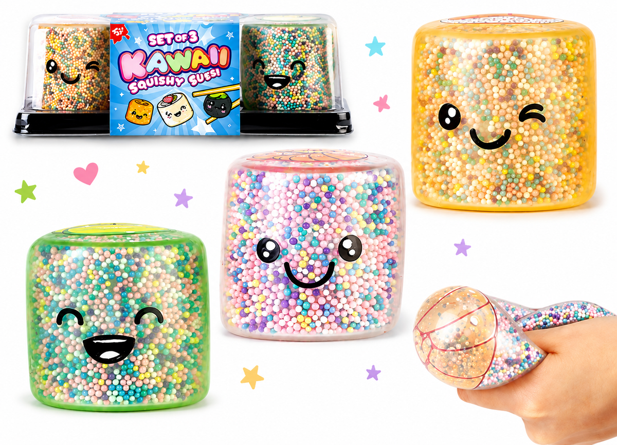 Kawaii Squishy Sushi Set of 3