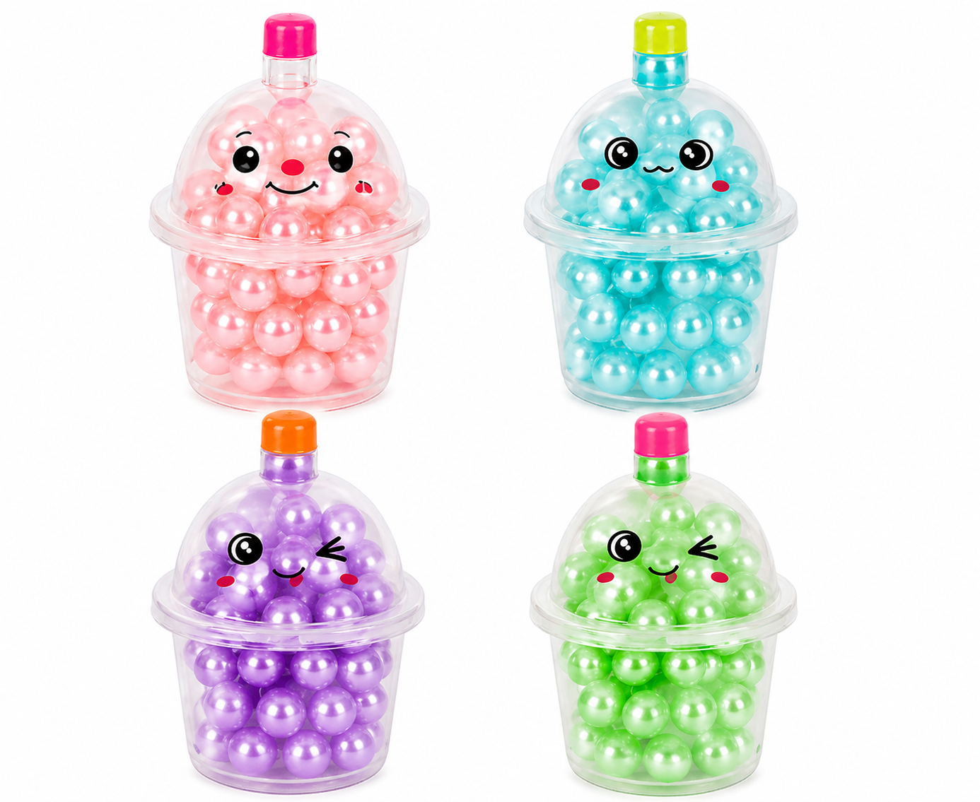 Squeeze Bubble Tea Bead Cup