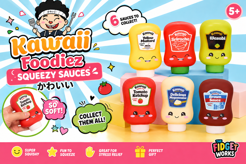 Kawaii Squeezy Sauce Bottles 10cm