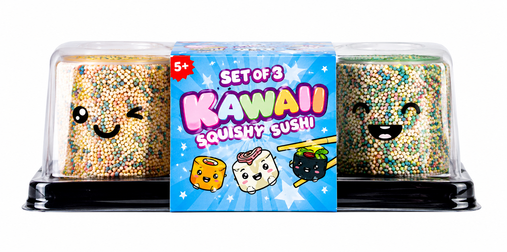 Kawaii Squishy Sushi Set of 3