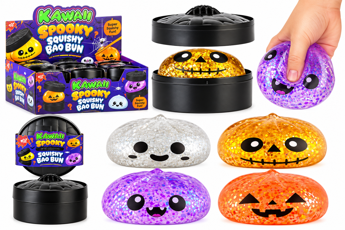 Kawaii Spooky Maltose Squishy Bao Dumpling Large