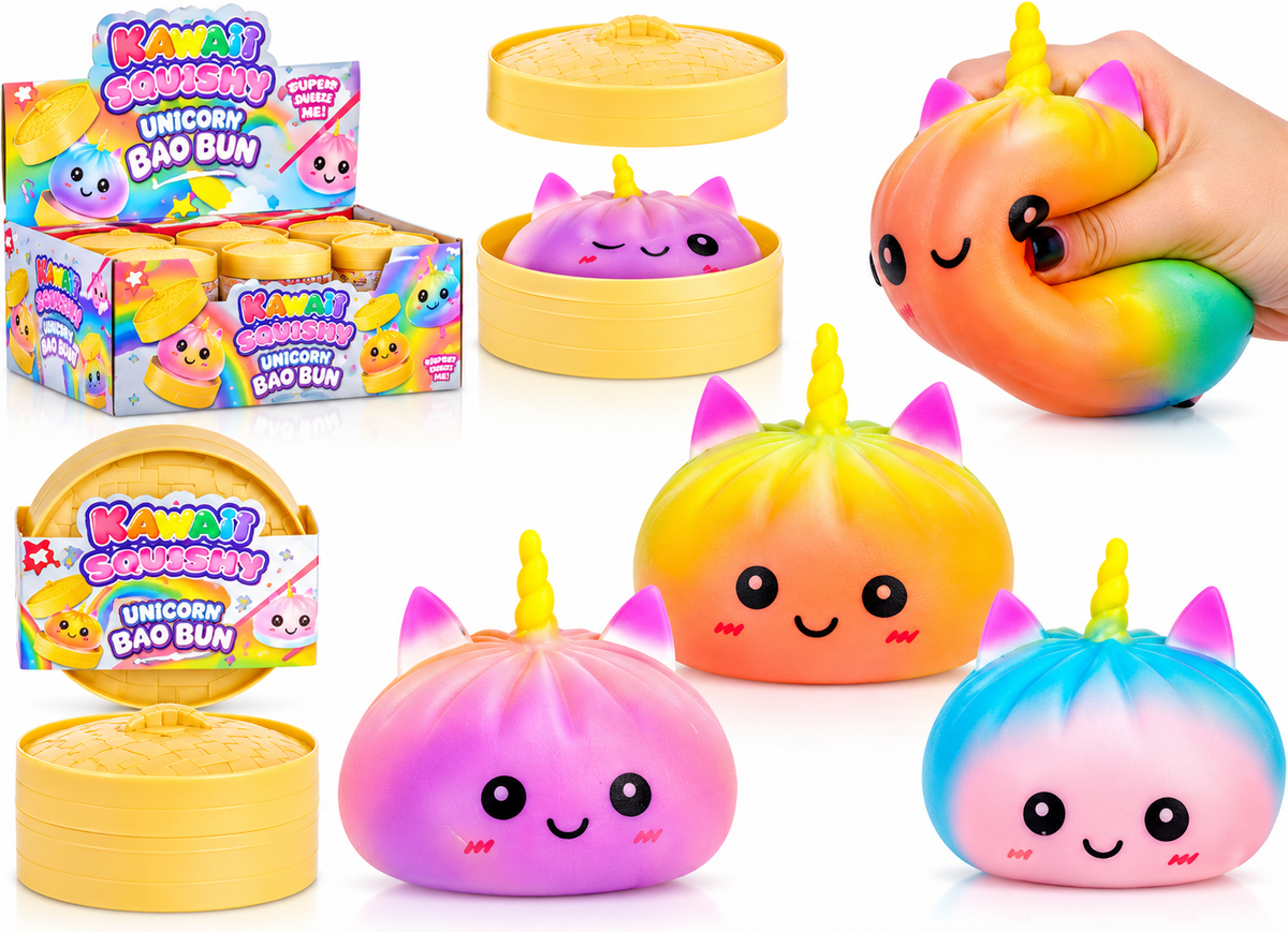 Rainbow Caticorn Dumpling 8.5cm
