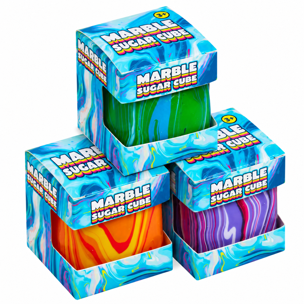 SUGAR SQUISHY MARBLE CUBE