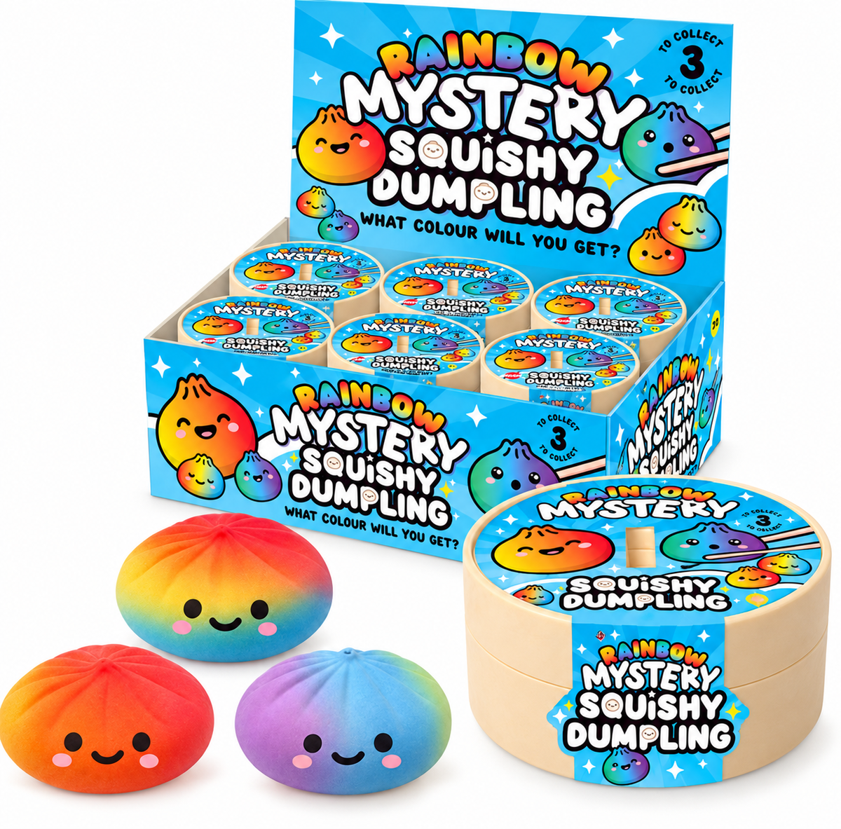 Rainbow Mystery Large Squishy Dumpling
