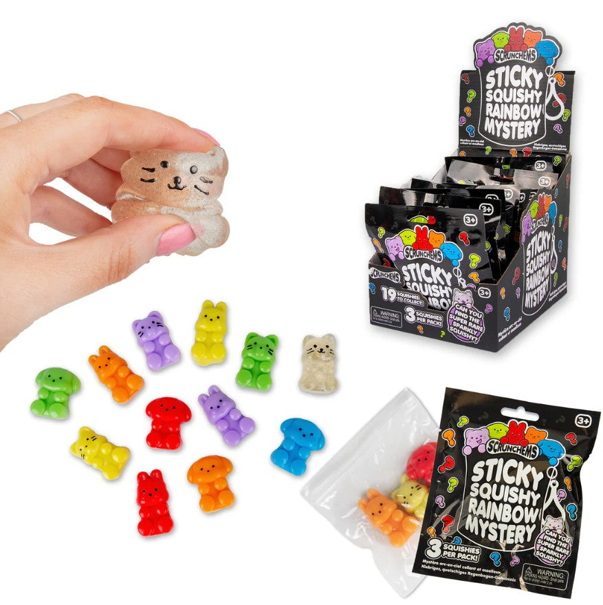 Scrunchems Sticky Squishy Taba Rainbow Mystery Bag