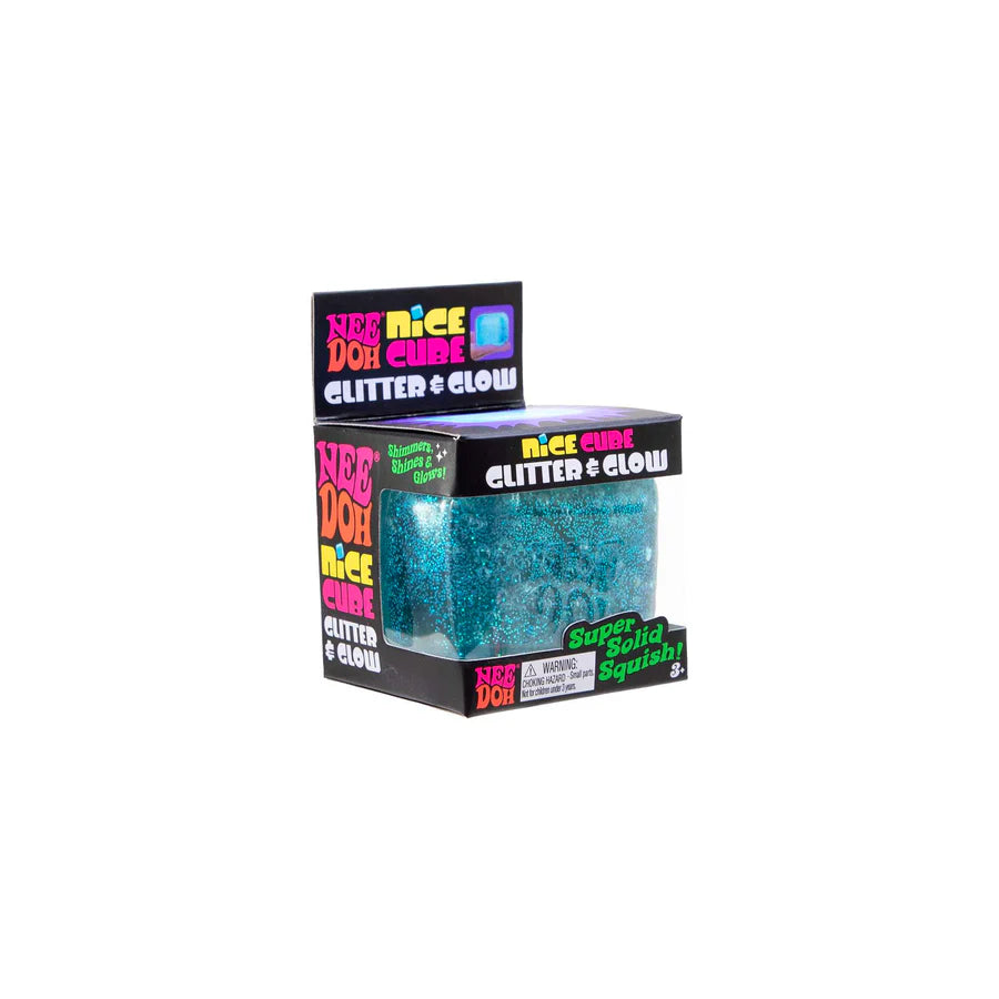 NeeDoh Glitter & Glow Nice Cube