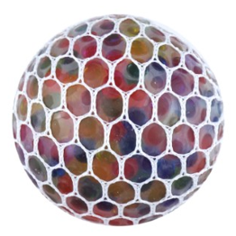 Squishy Mesh Stress Ball with Colour Beads