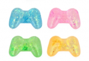 Sparkly Gamer Control Squeeze Toy with Sugar Filling 8.5cm