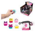 Scrunchems Squishy Buddies Cupcake Keyring