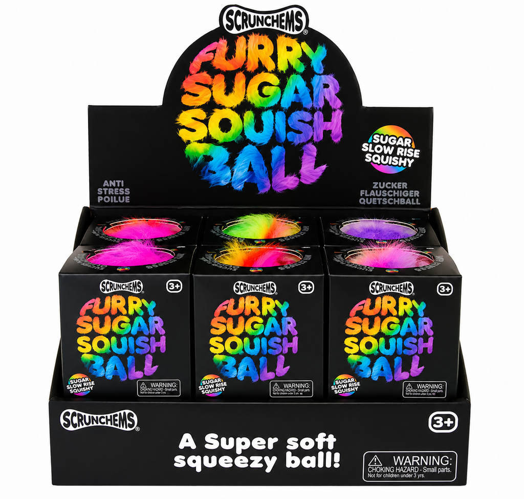 SCRUNCHEMS FURRY SUGAR SQUISH BALL