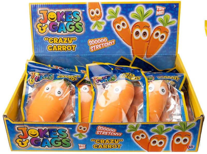Crazy Carrot Stretchy Toy