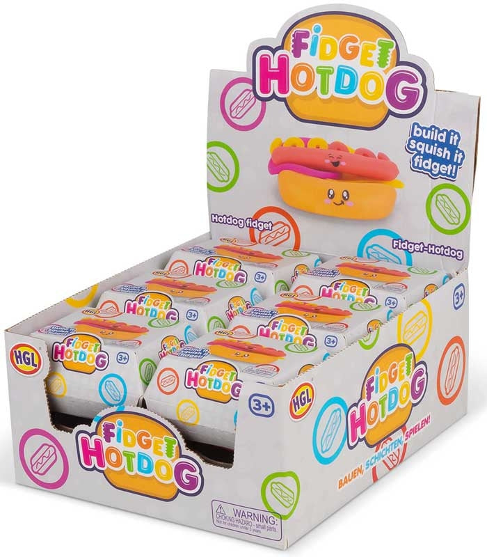 Fidget Hot Dog – 6-Piece Squishy Set