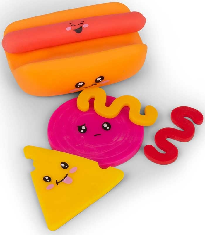 Fidget Hot Dog – 6-Piece Squishy Set
