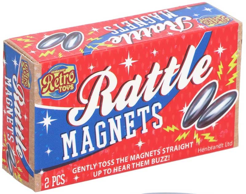 Retro Magnetic Rattle – 2 Piece Set