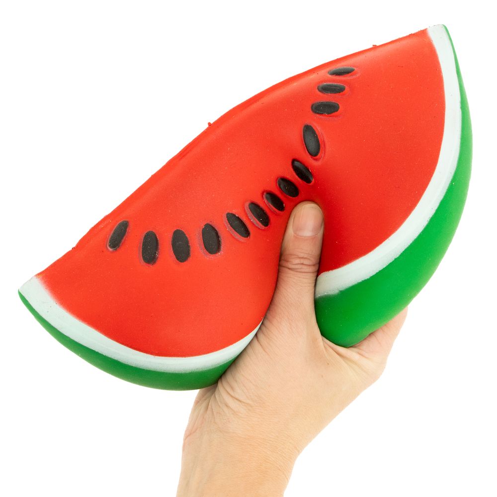 The Big Squij Watermelon Slow-Rise Squishy Toy Dough filled