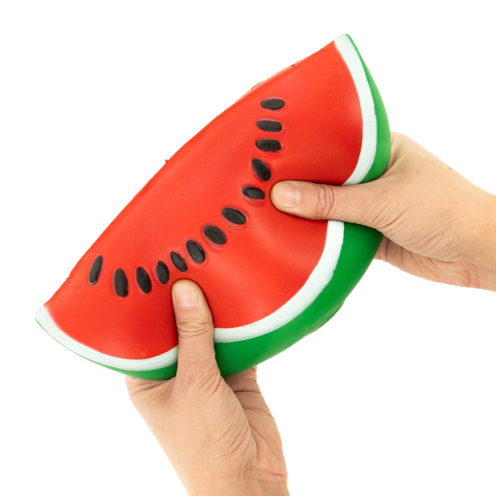 The Big Squij Watermelon Slow-Rise Squishy Toy Dough filled