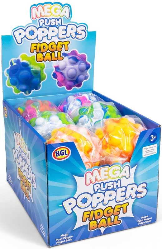 MEGA Push Poppers Fidget Large Ball