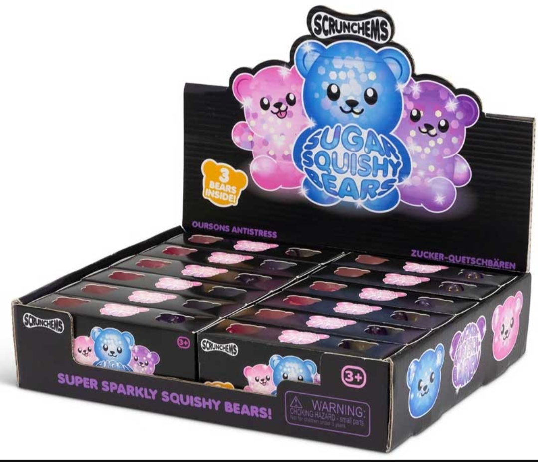Scrunchems Sugar Diddy Bears 3pack