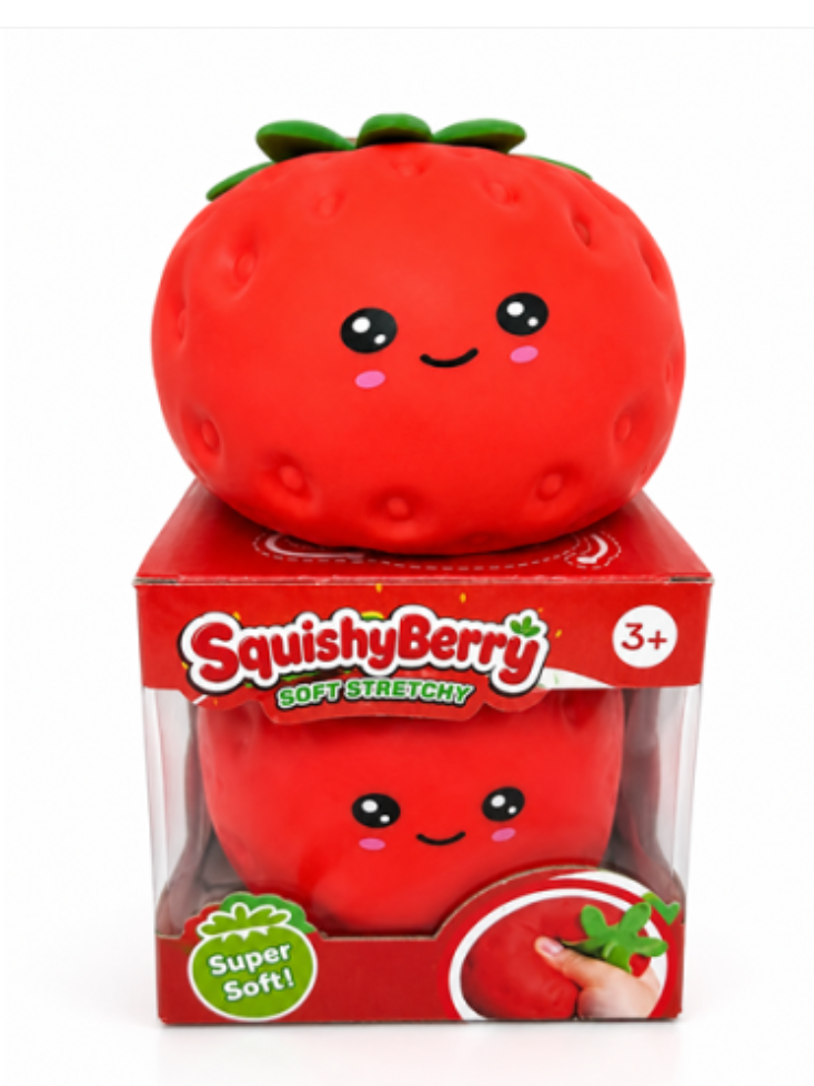 GIANT JUMBO Strawberry Squishy