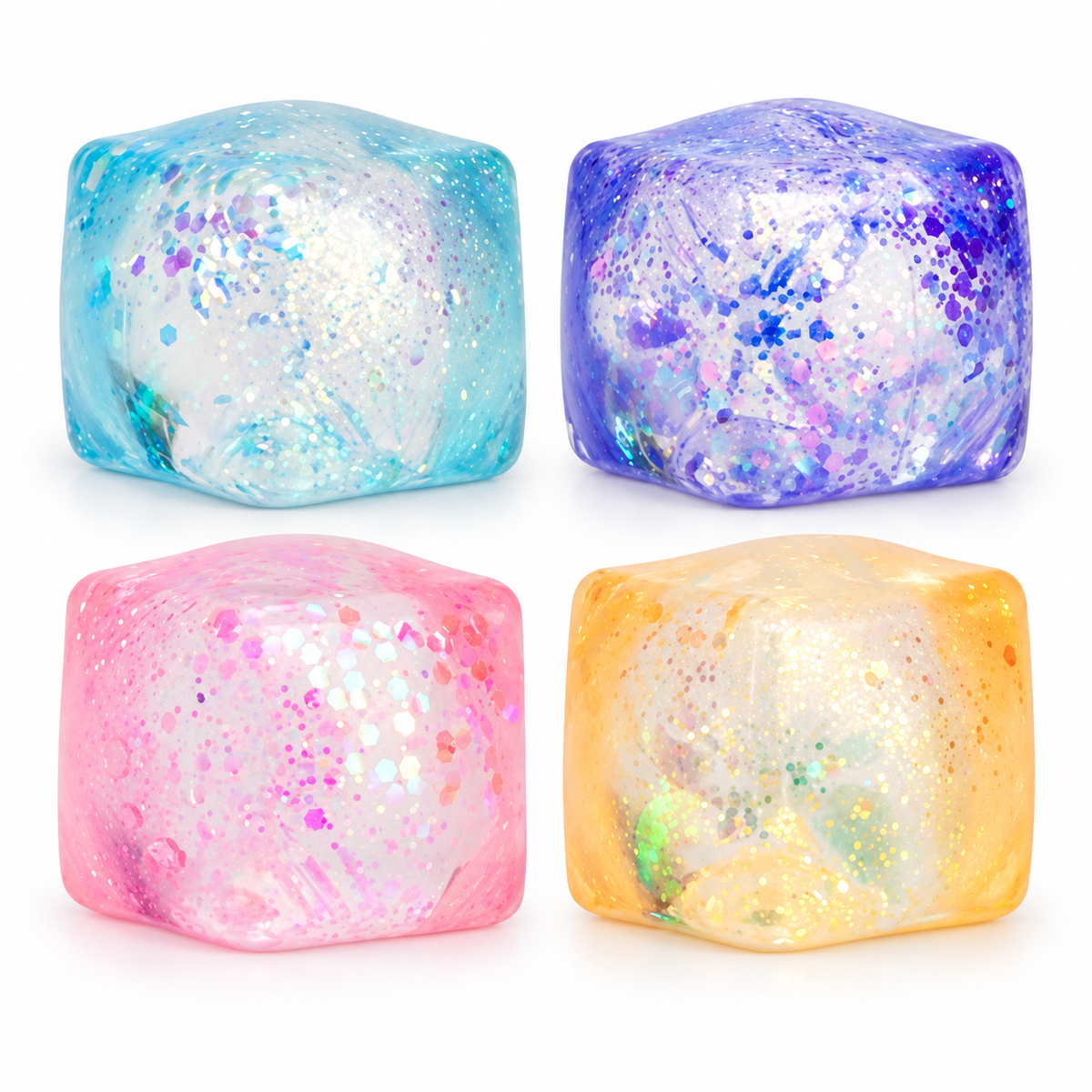Glitter Cube Squishy