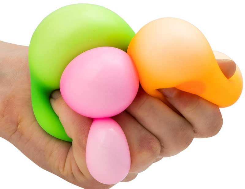 Scrunchems Squish Balls Neon Diddy Fidget Toy 3 Pack