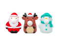 Christmas Bubble Blowing Squishy Toys – Santa, Reindeer &amp; Snowman